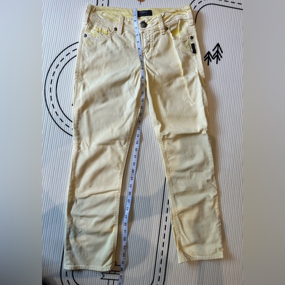 Size 27 Silver Suki Capris EUC - Picture 3 of 5